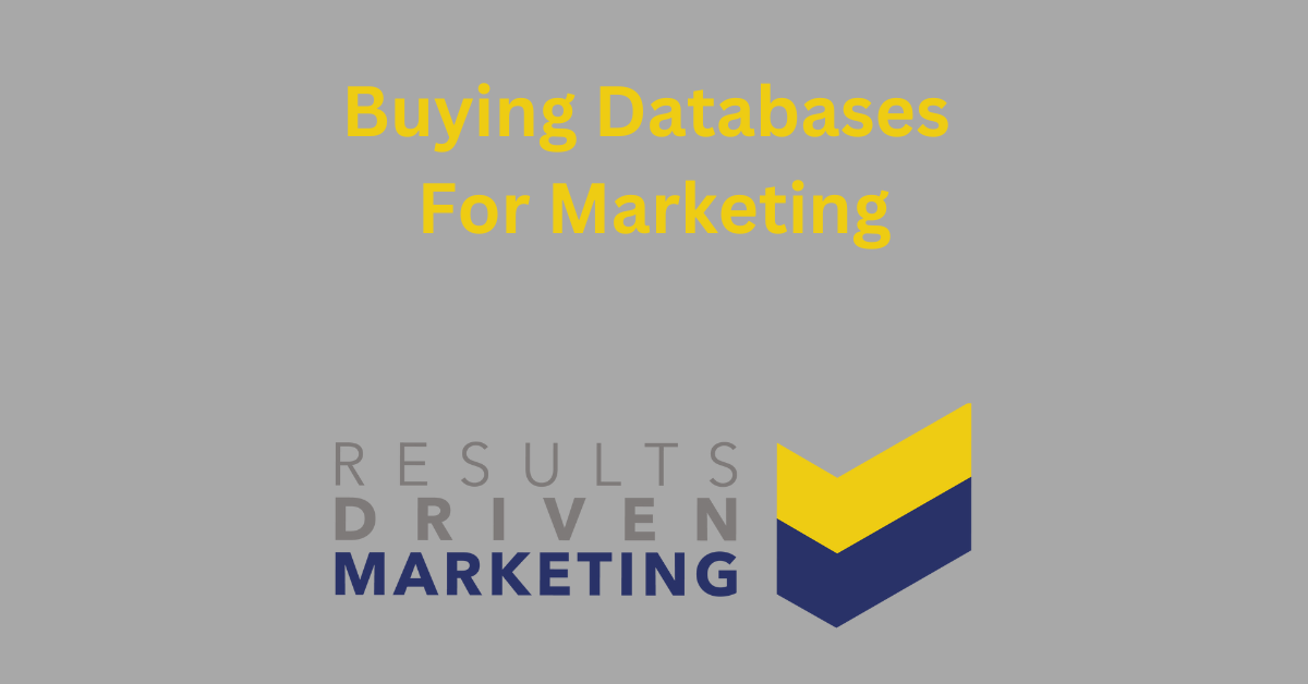 buying databases for marketing