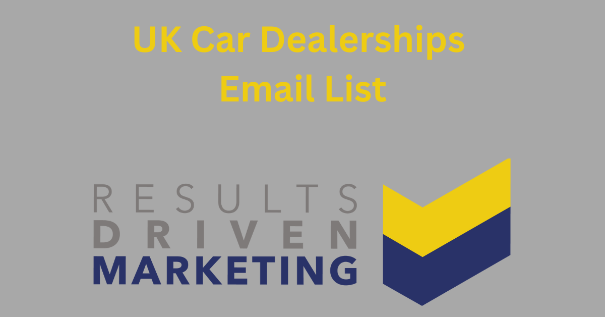 Car dealerships email list