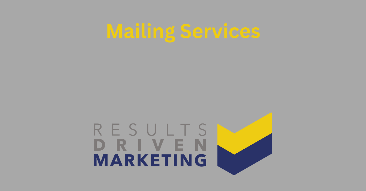 Mailing Services – Get a free quote today