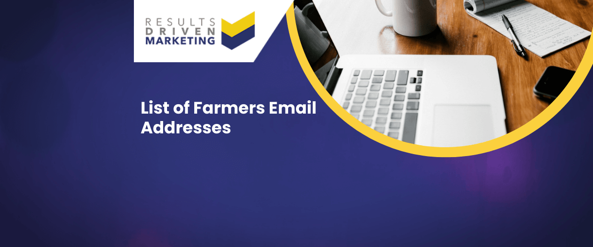 List of Farmers Email Addresses