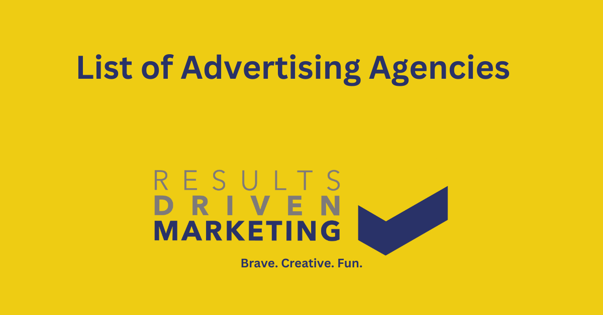 List of Advertising Agencies