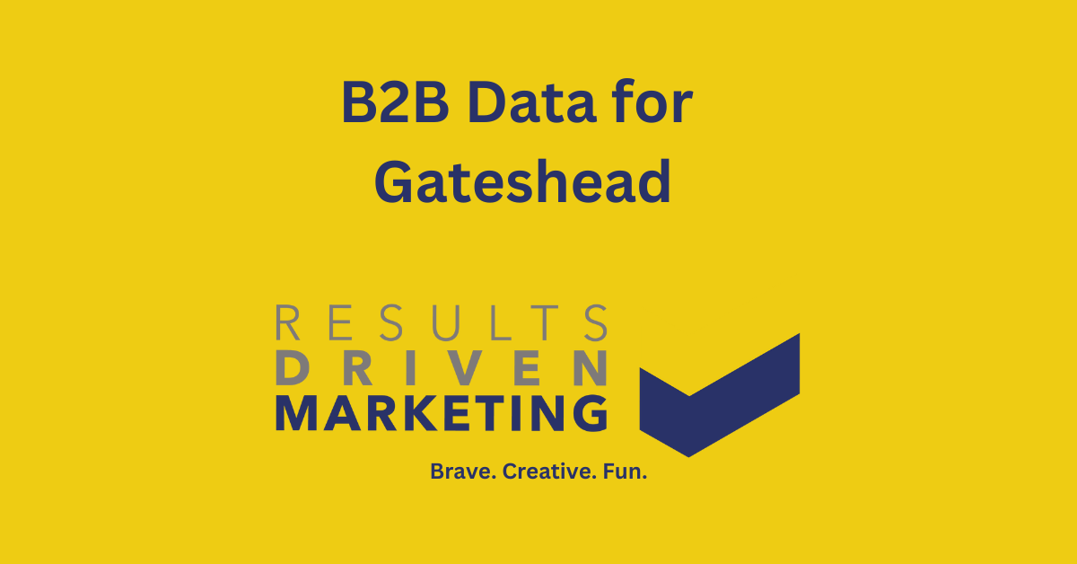 b2b data for Gateshead
