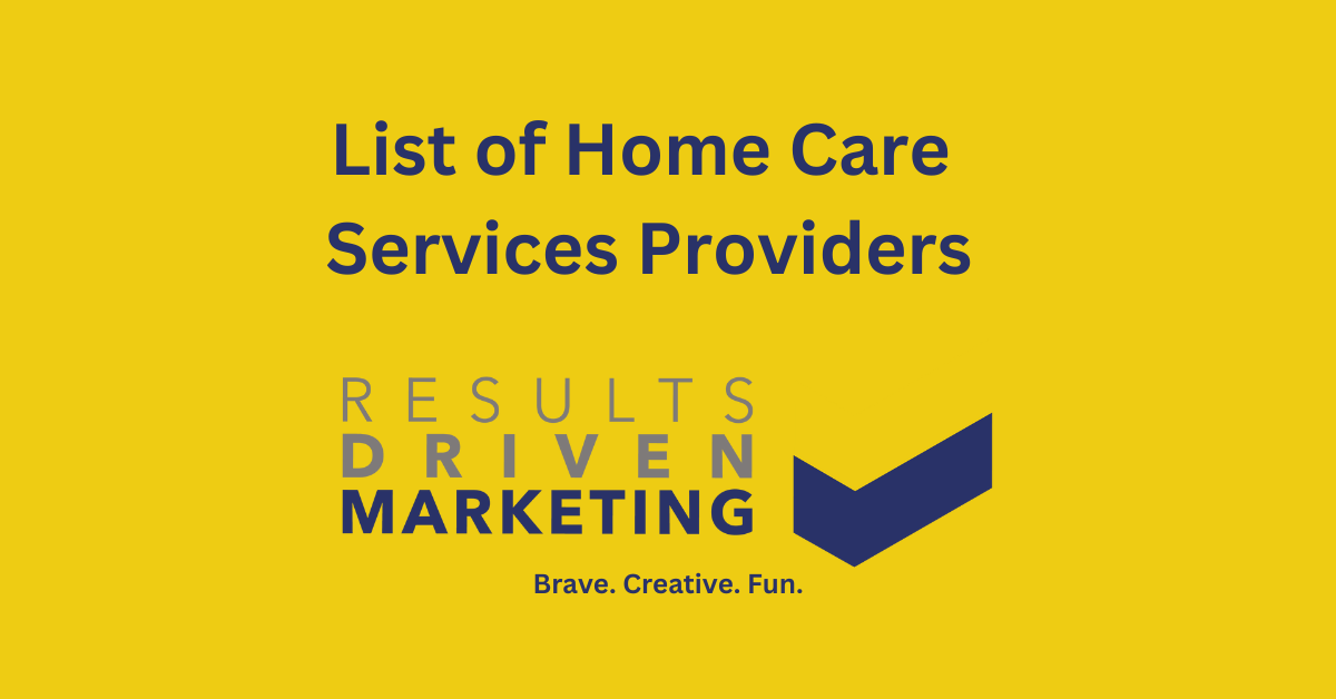 list of home care services providers