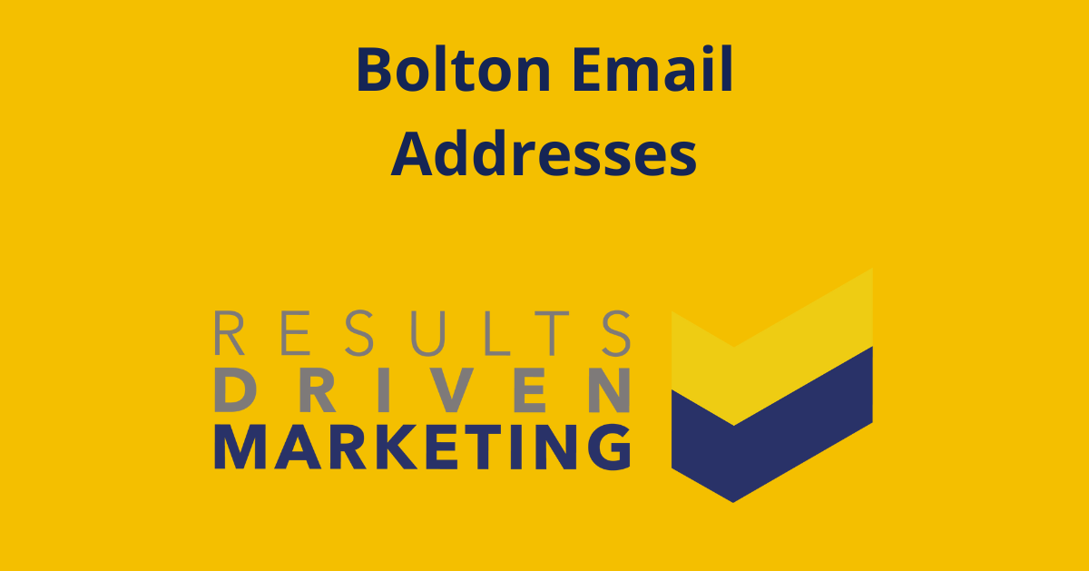 Bolton Email Addresses