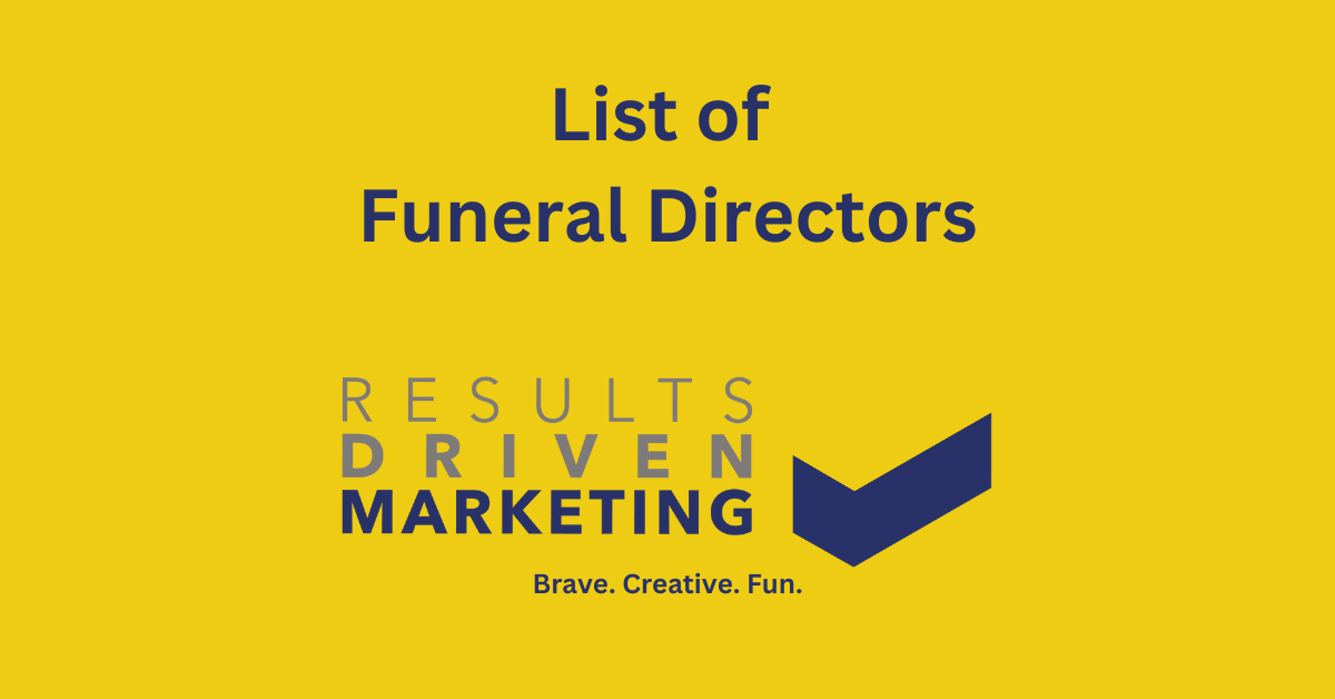 List of Funeral Directors