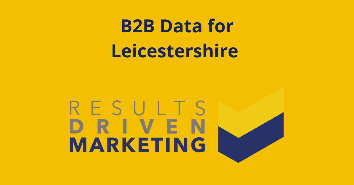 B2B Data for Leicestershire