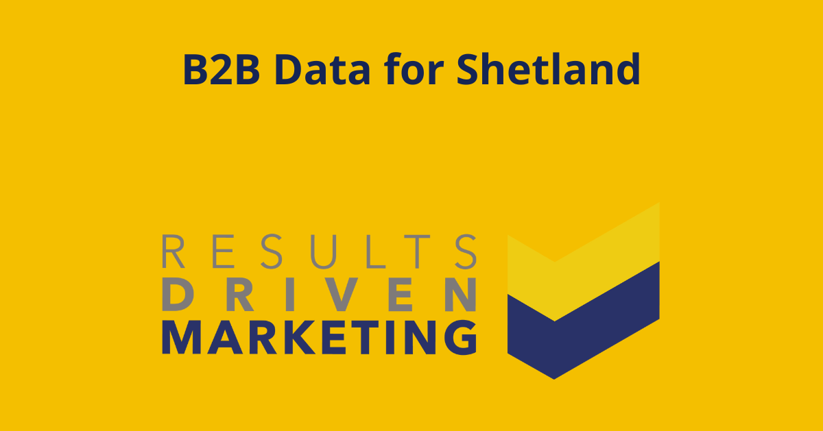 B2B Data for Shetland