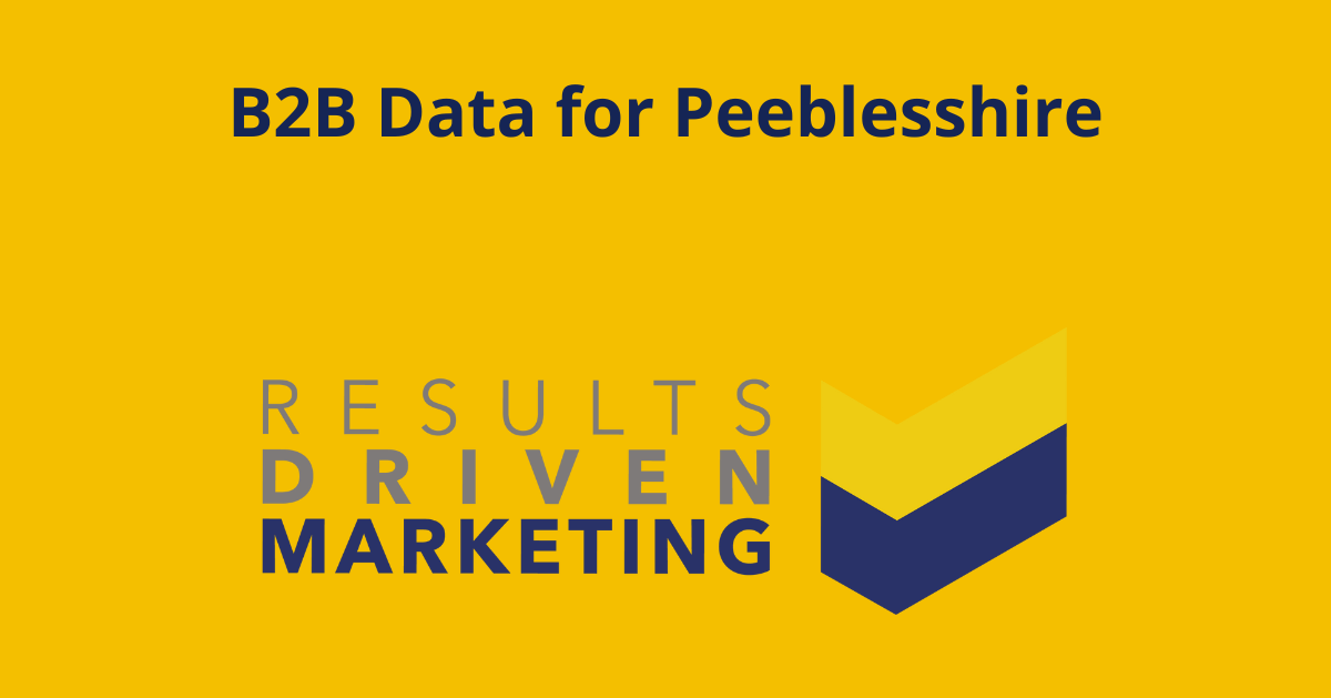 B2B Data for Peeblesshire