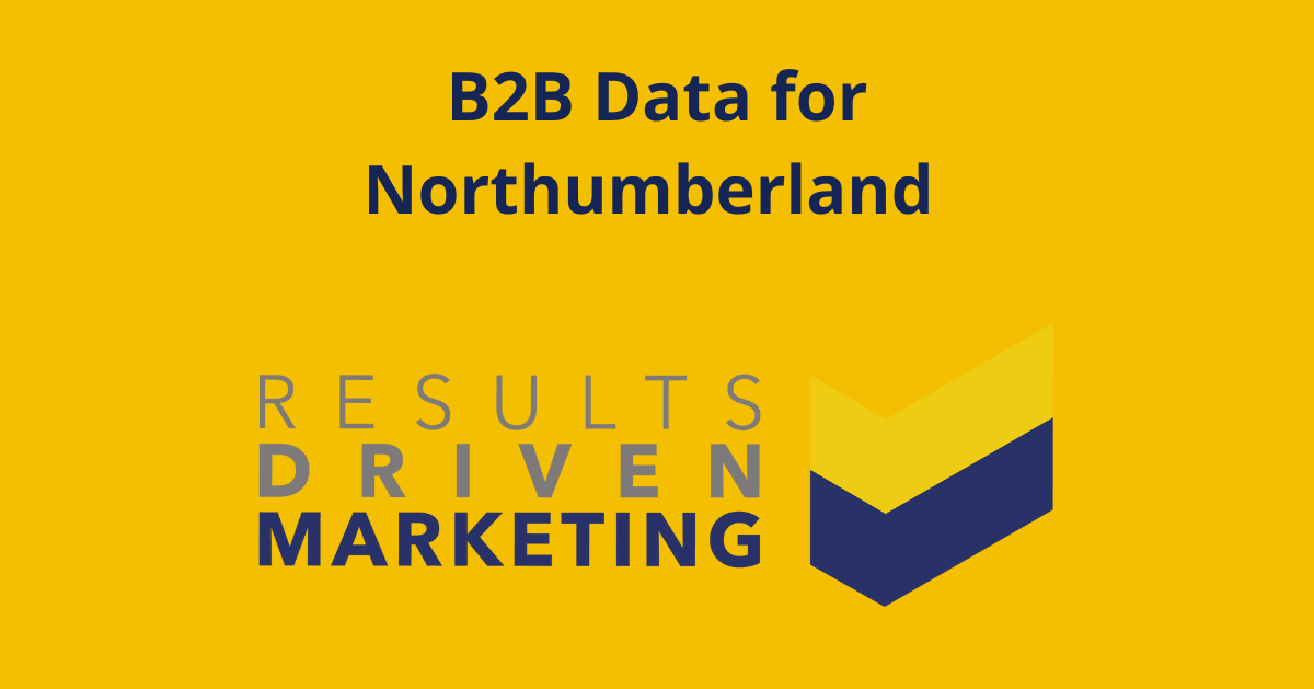 B2B Data for Northumberland