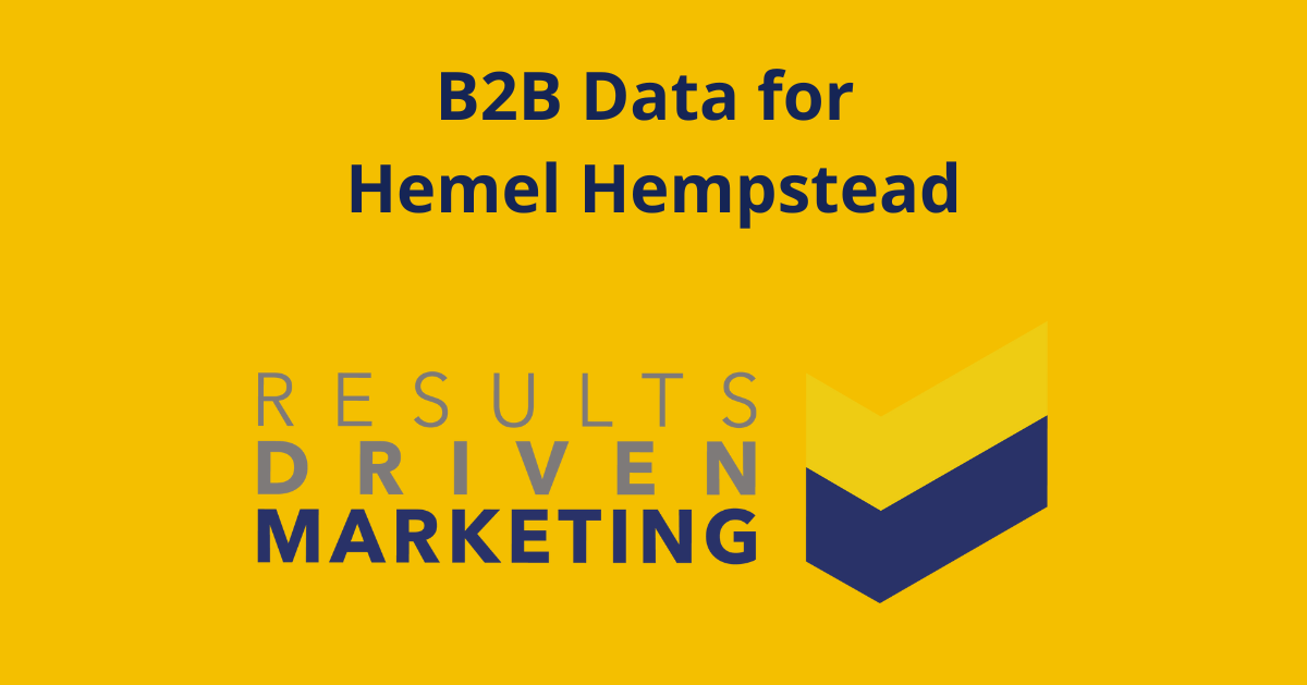 B2B Data for Hemel Hempstead