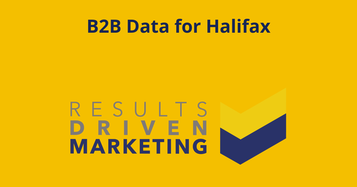 B2B Data for Halifax