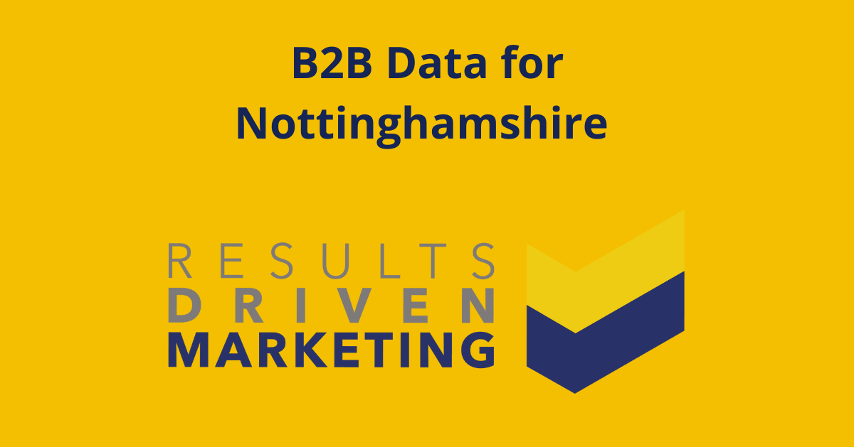 B2B Data for Nottinghamshire