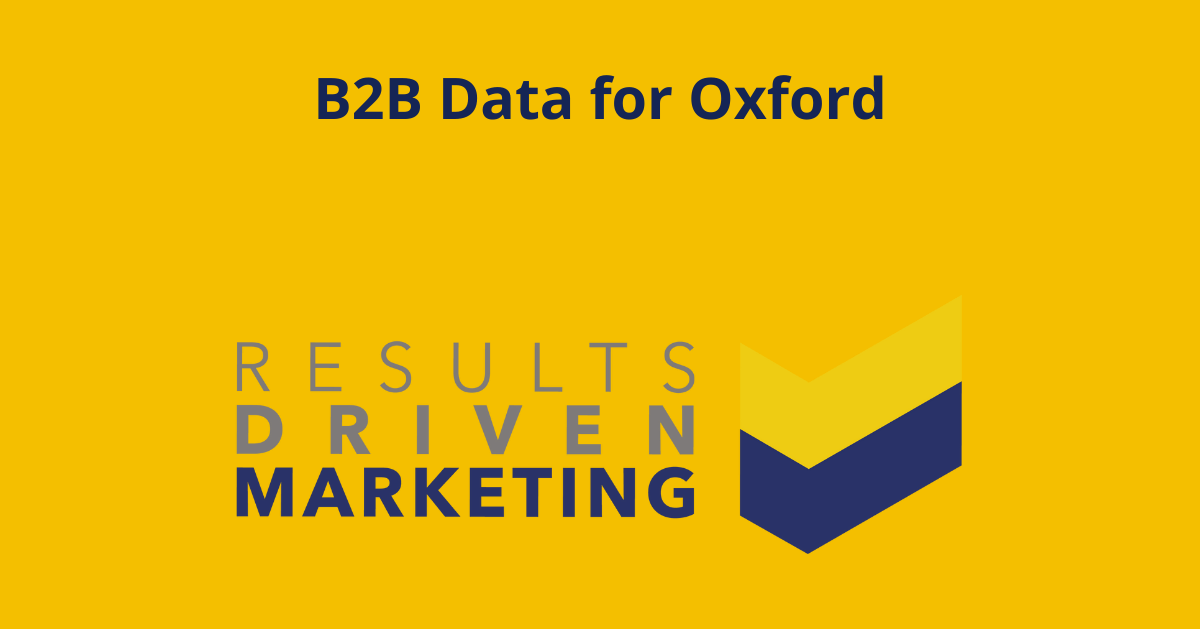 B2B Data for Oxford