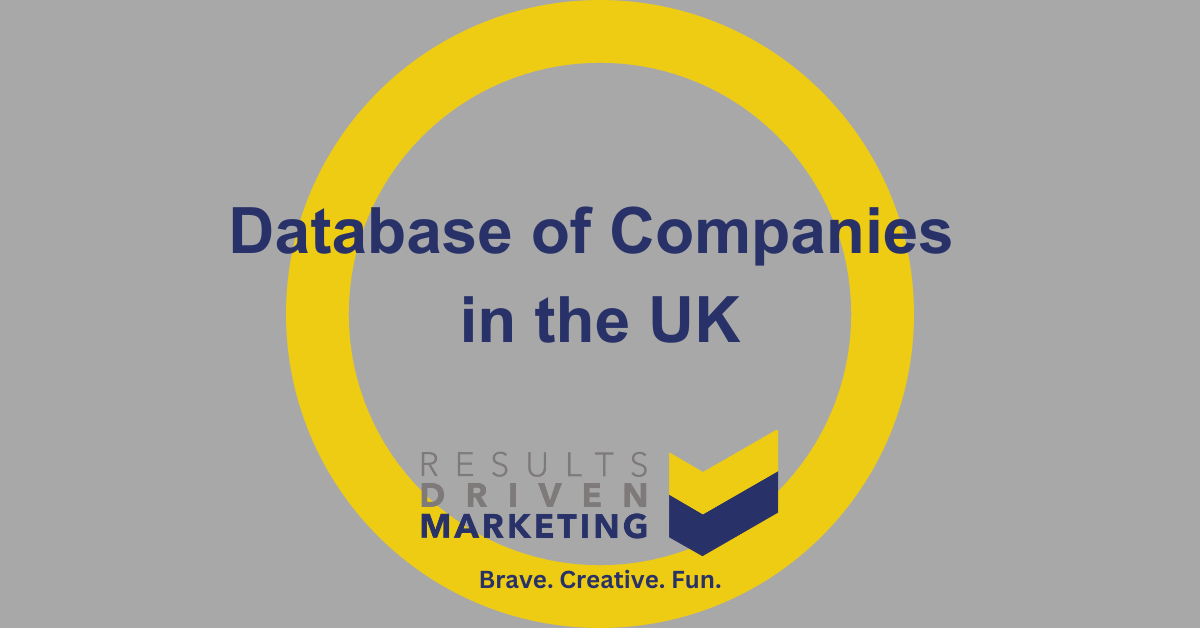 Database of Companies in the UK