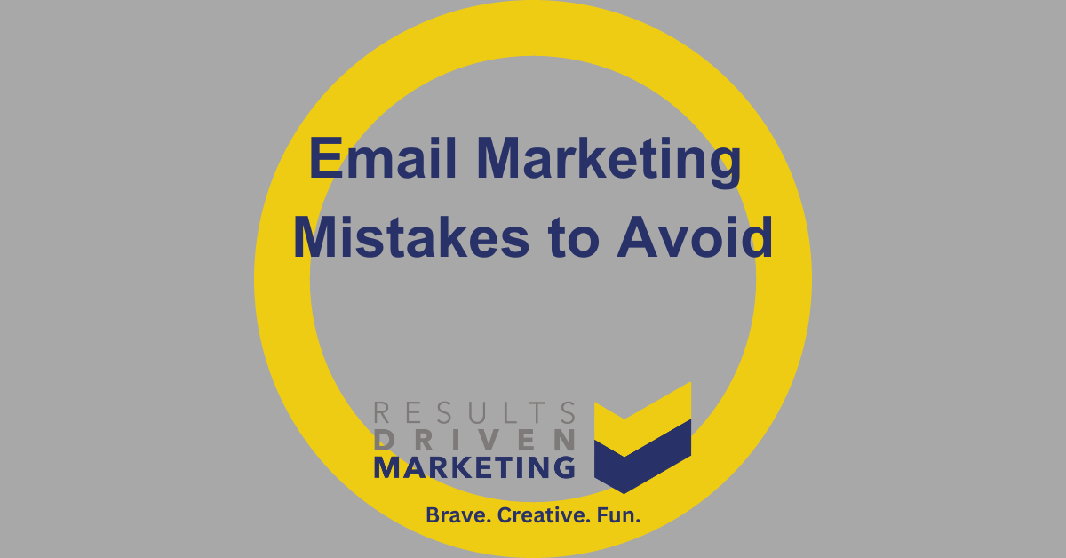 Email Marketing Mistakes to Avoid