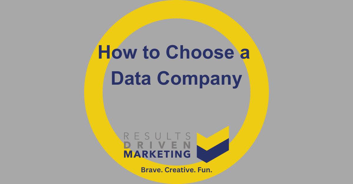 How to Choose a Data Company
