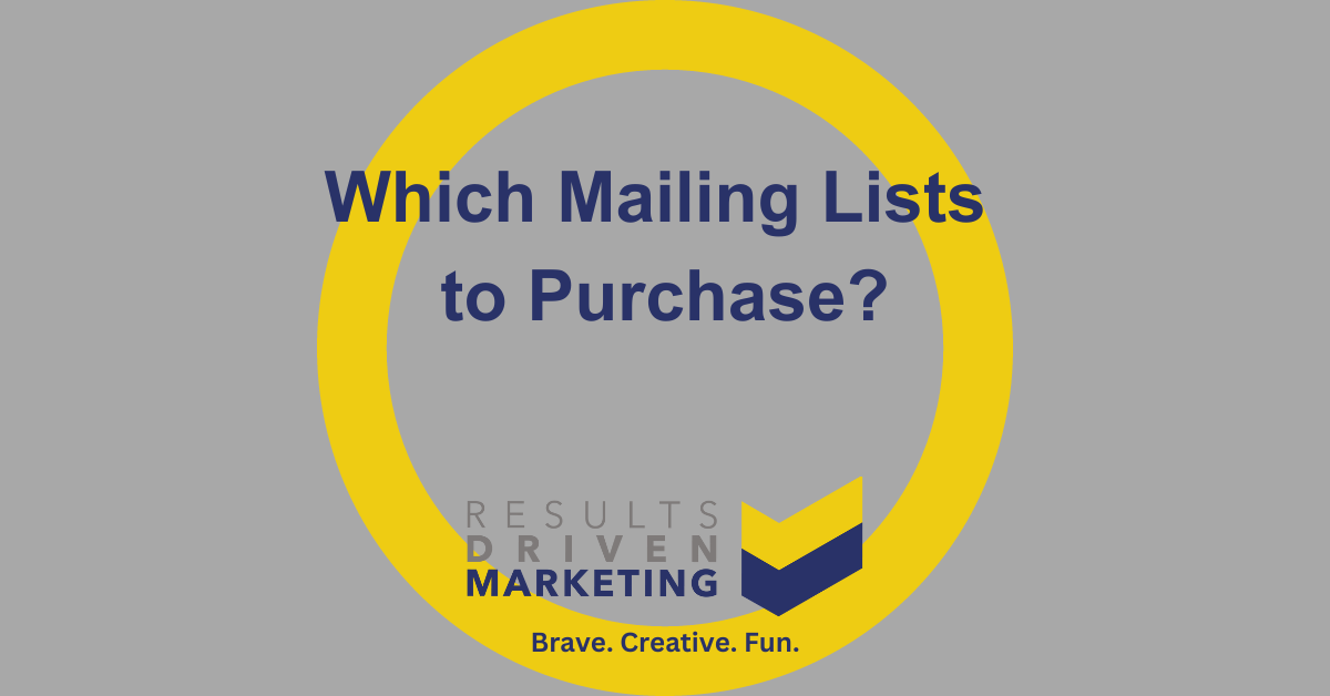 which mailing lists to purchase