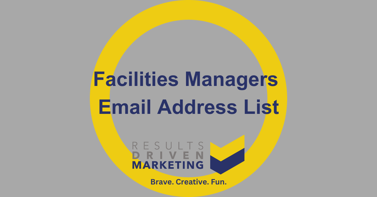 Facilities Managers Email Address List