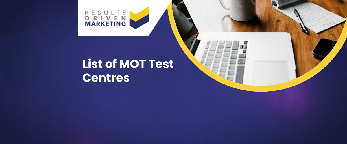List of MOT Test Centres
