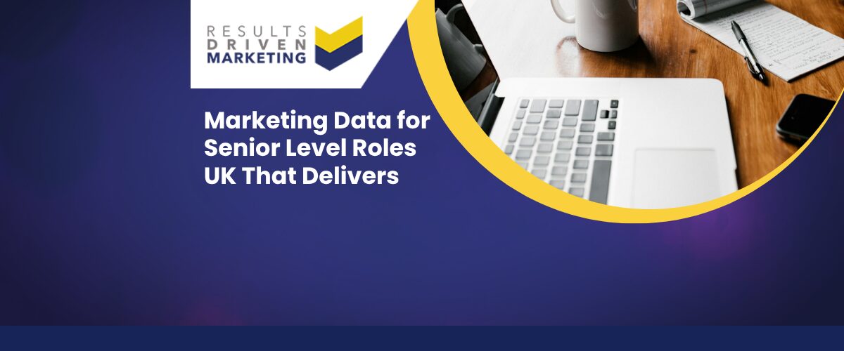 Marketing Data for Senior Level Roles UK That Delivers