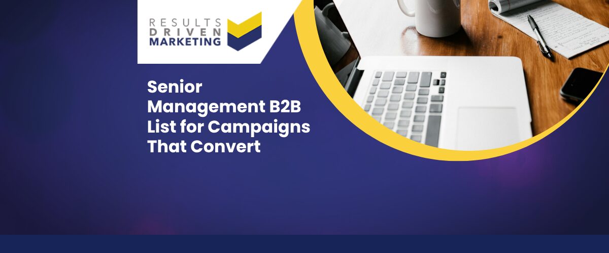 Senior Management B2B List for Campaigns That Convert